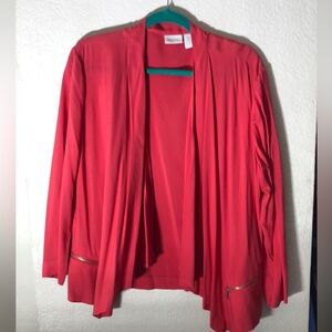 Summer Salmon Colored Cardigan by Chico’s Size 3 or XL